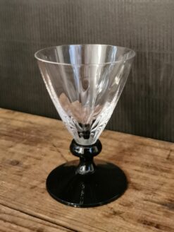 Klintholm portvinsglas med striber - - Veirhanen